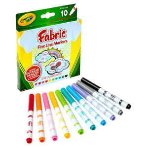 Crayola Fabric Marker Set Fine Line Markers image 0