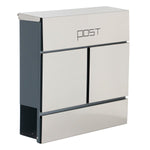Phoenix Estilo Top Loading Letter Box MB0124KS in Stainless Steel with Key Lock image 0