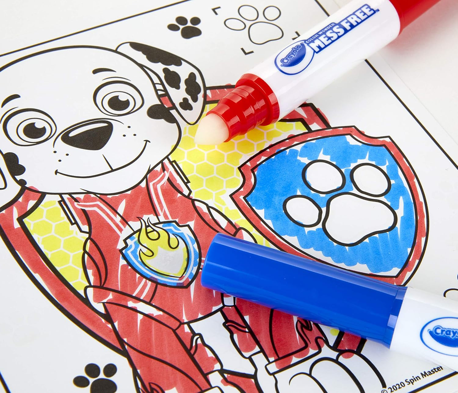 Color Wonder Paw Patrol Coloring Pages, Mess Free Coloring, Gift for Kids, Age 3, 4, 5, 6, Multi (75-7134)