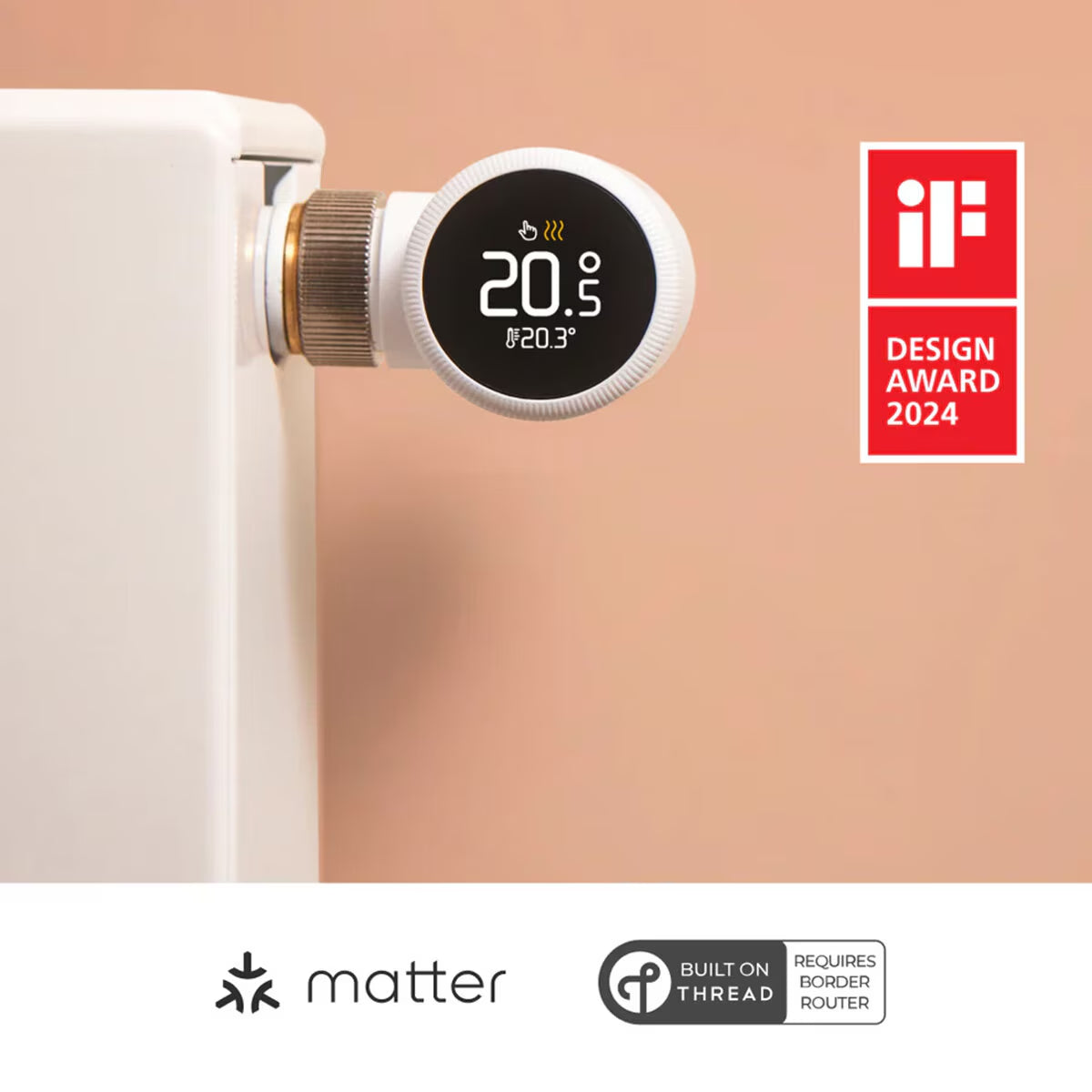 Tado Wireless Smart Thermostat Multi Room Starter Kit & 2X Smart Thermostatic Radiator Valves