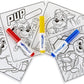 Color Wonder Paw Patrol Coloring Pages, Mess Free Coloring, Gift for Kids, Age 3, 4, 5, 6, Multi (75-7134)