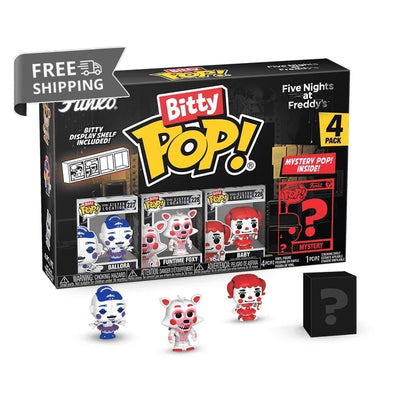 Funko Bitty POP! Five Nights at Freddy's Ballora, Foxy, Baby, & Mystery image 0