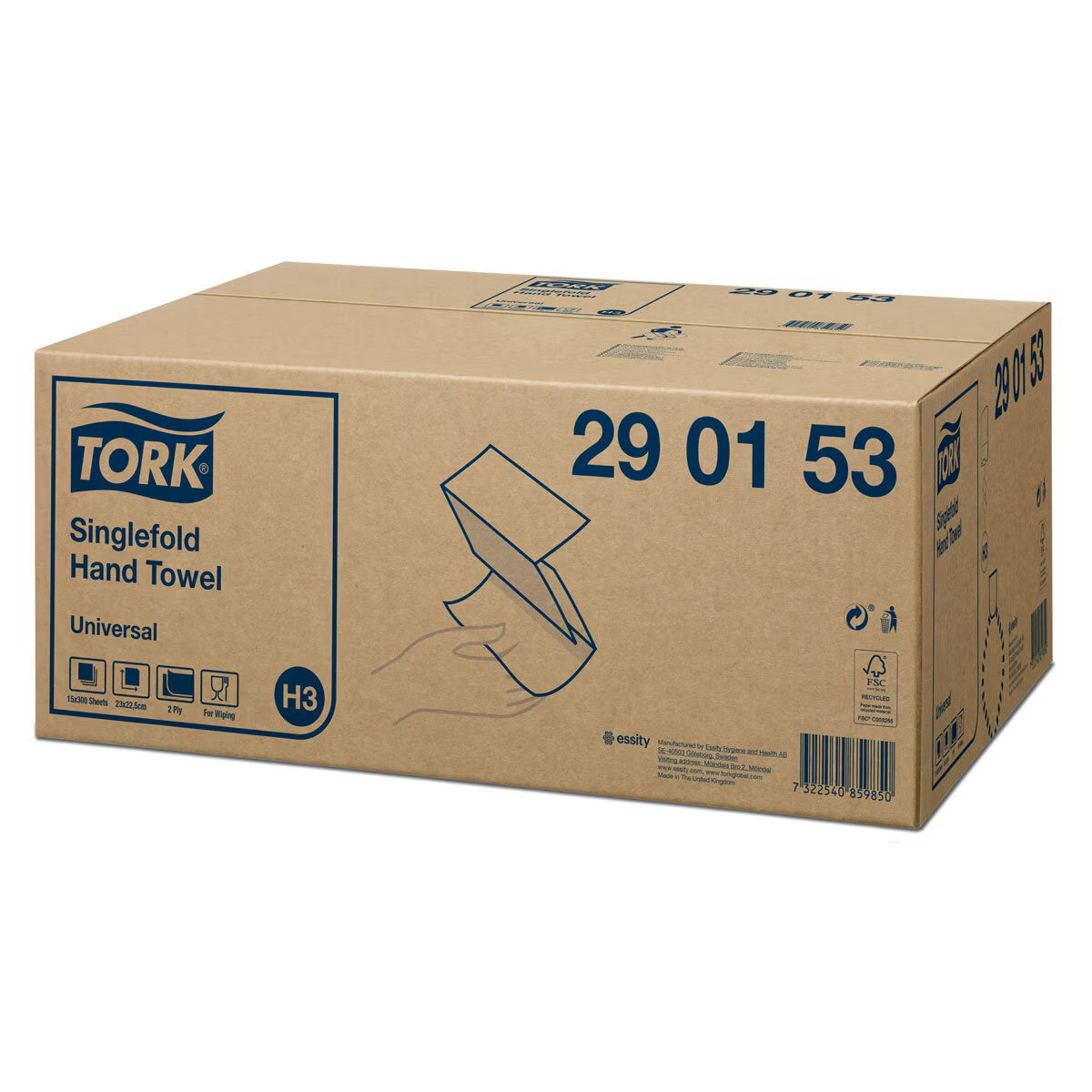 Tork Universal Singlefold Hand Towel, 15 X 300 Sheets image 2