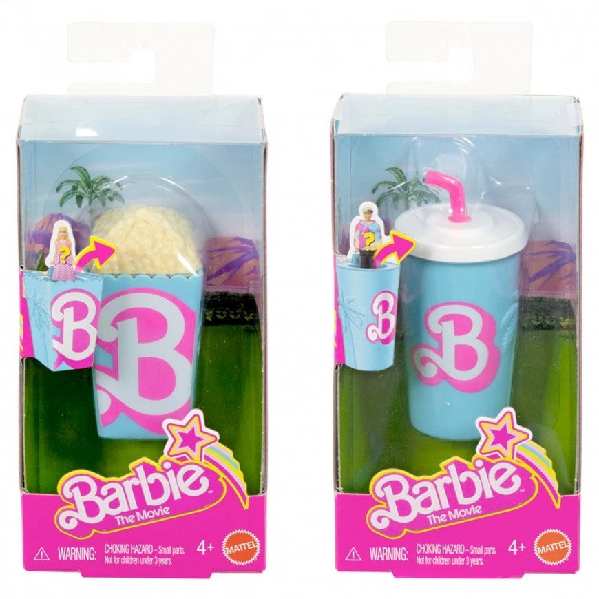 Mini BarbieLand Popcorn & Soda Collectible Doll image 0
