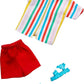 Barbie Fashion Pack for Ken Doll with Striped Shirt Red Shorts & Sandals image 0