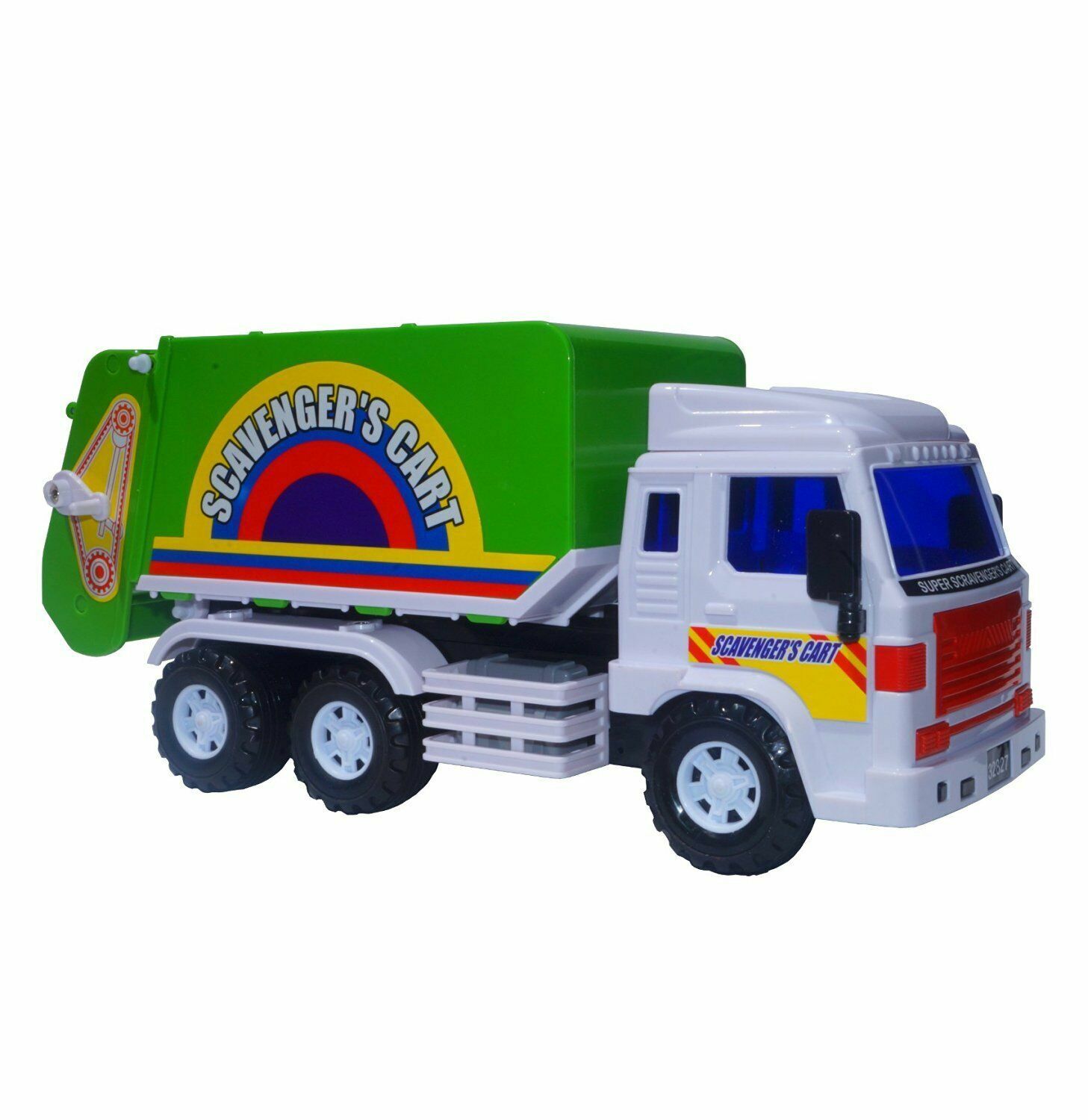 Bin Lorry Dumps When Full, Medium Duty Friction Powered Toy - Big-Daddy image 3
