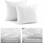 20x20” Duck Feather Cushion Pillow (50x50cm) – Cotton Cover Cushion Inners