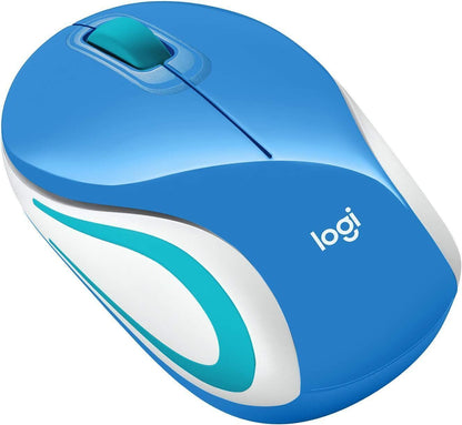 Logitech M187 Mini Wireless Mouse | Nano Receiver | Ambidextrous | Windows, Mac & Linux | 6 Colours