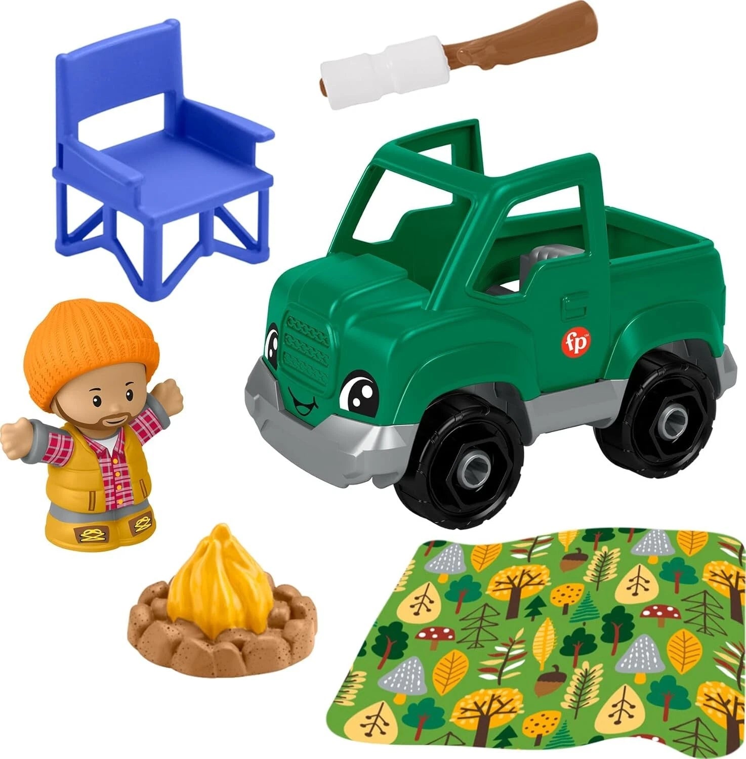 Little People Time to Camp 6-Piece Set for Preschool Pretend Play image 0