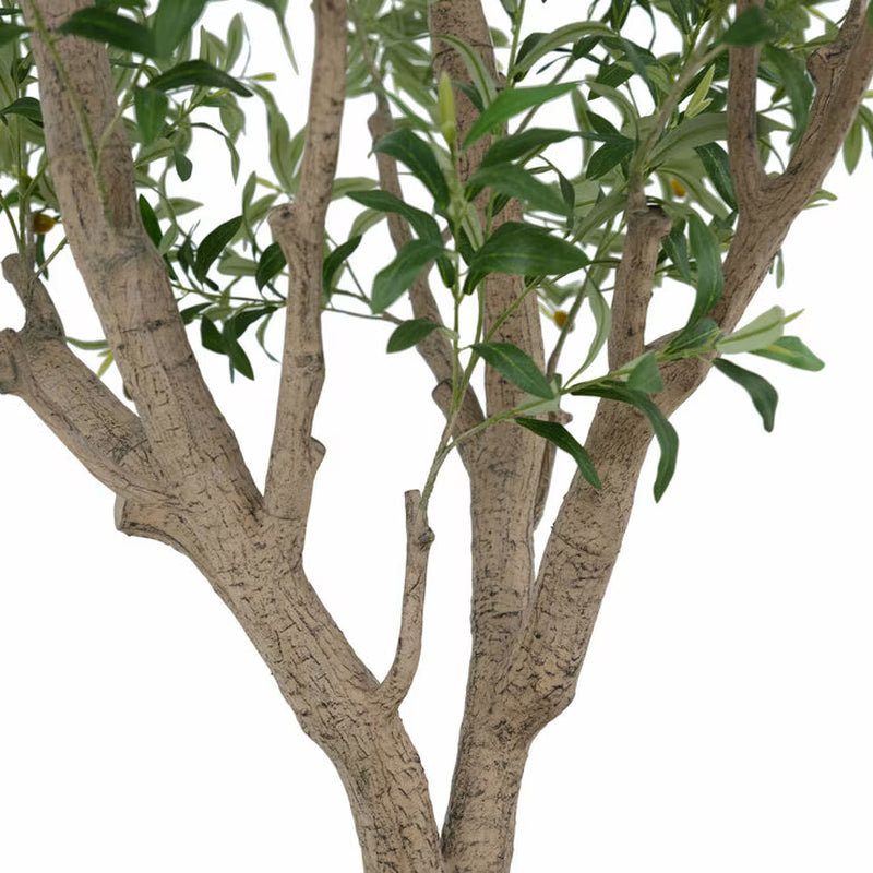 Artificial 8Ft Olive Tree in Planter