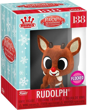 Funko Pop! Minis: Rudolph the Red-Nosed Reindeer: Christmas - Rudolph Flocked image 0