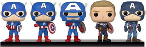 Funko POP! Marvel: Year of the Shield Captain America 5 Pack image 1