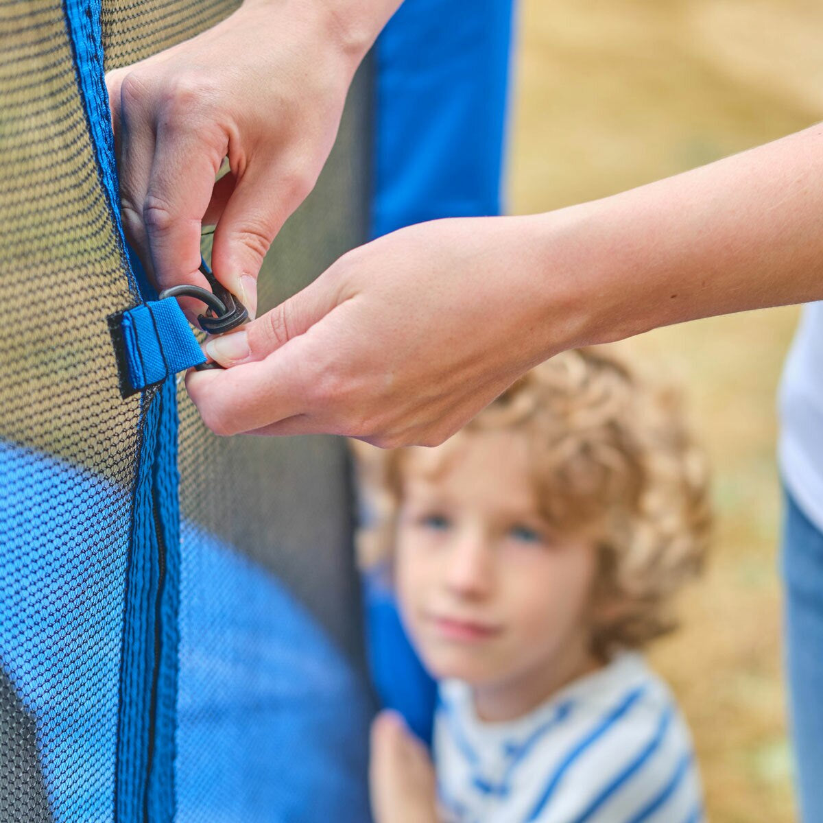 Plum 6Ft Springsafe Trampoline in Blue