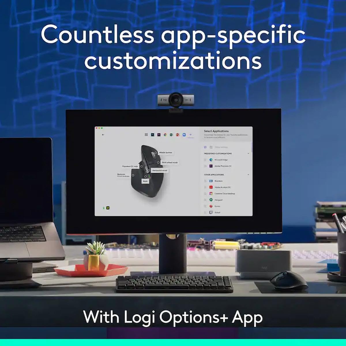 Logitech MX Master 3S Mouse 8K DPI Quiet Click Black image 4