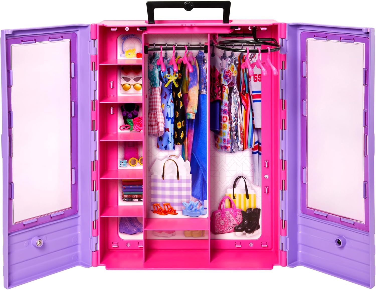 Barbie Fashionistas Ultimate Closet with Translucent Doors and Rack image 0