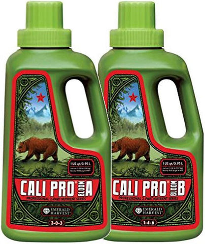 Emerald Harvest Cali Pro Bloom A+B Fertilizer Combo, 0.95 L image 0