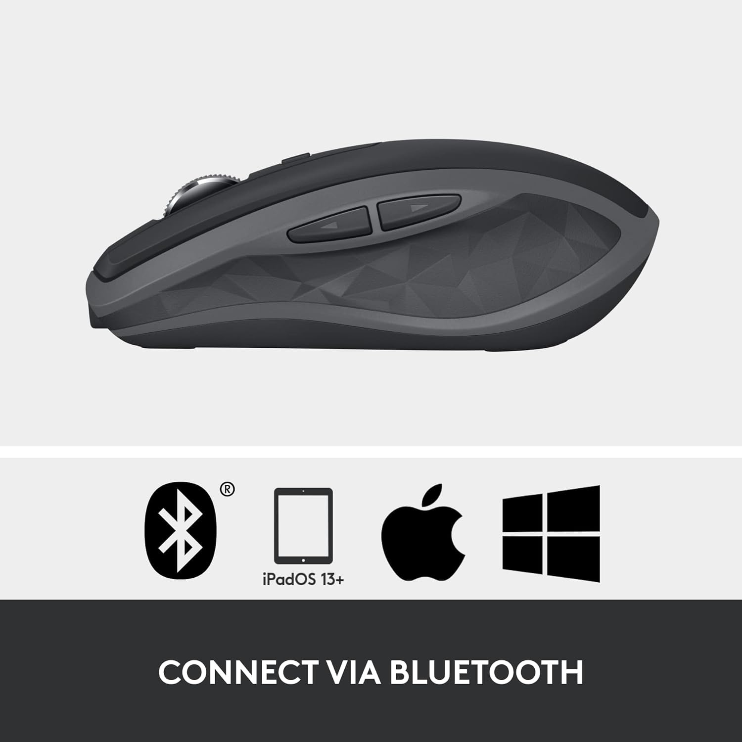 Logitech - MX Anywhere 2S Wireless Laser Mouse - Black image 5