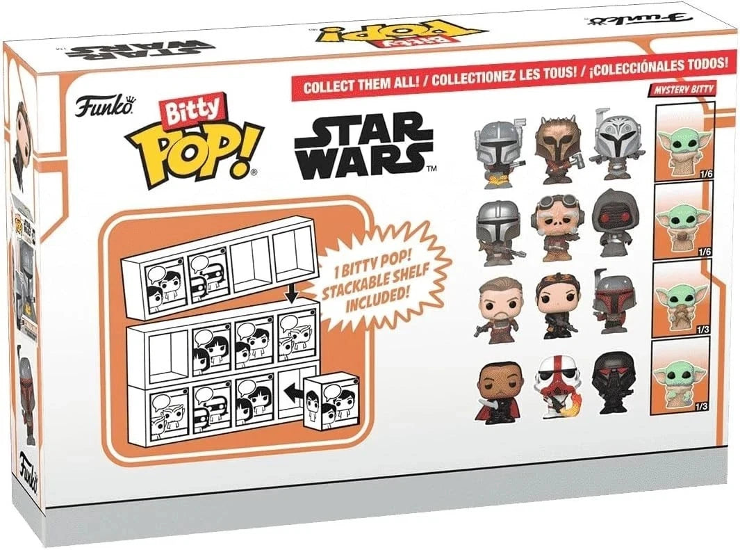 Funko Bitty POP! Mandalorian 4-Pack – Cobb Vanth, Fennec, Boba Fett + Mystery image 4