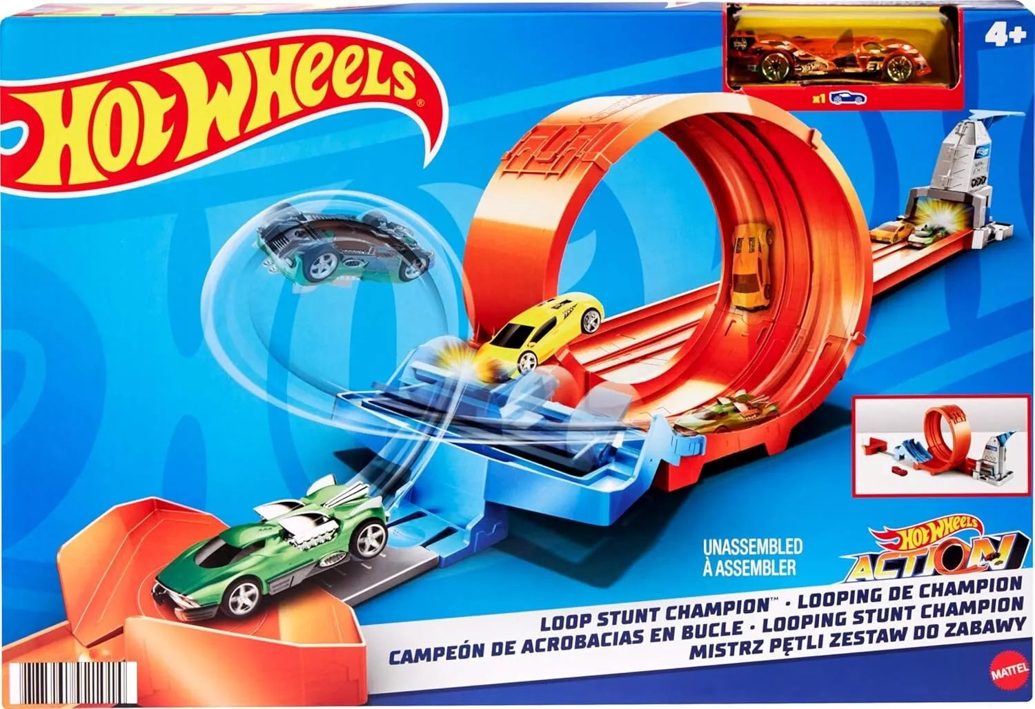 Hot Wheels Loop Stunt Champion Dual-Track Track Set image 0