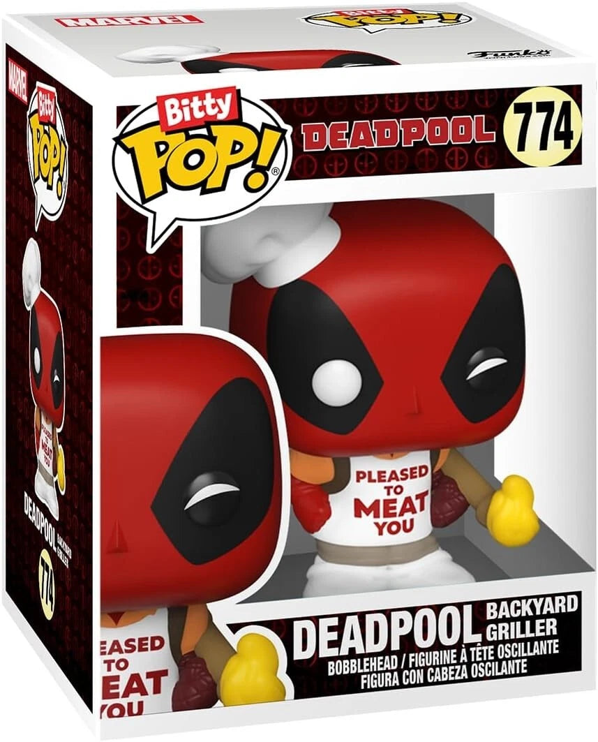 Funko Bitty POP! Deadpool - Backyard Griller, Clown, Bedtime and mystery 4-Pack image 1
