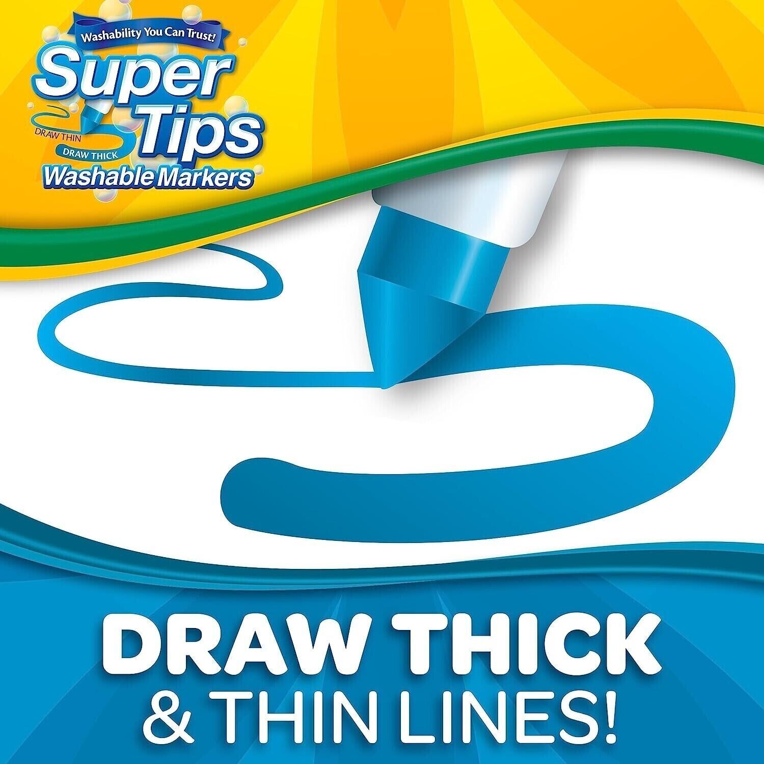 Crayola Washable Markers 80 Unique Colours image 3