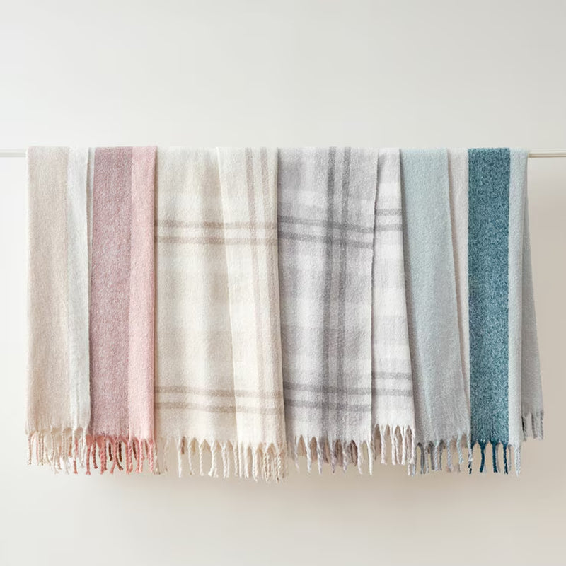Casual Living Faux Mohair Throw in 2 Colours, 127 X 178 Cm