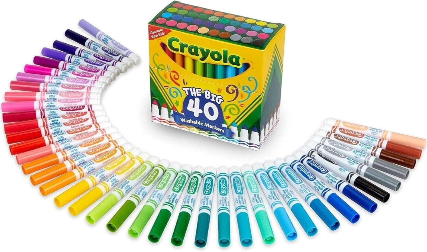 Crayola Ultra Clean  40 Count  Washable Markers image 0