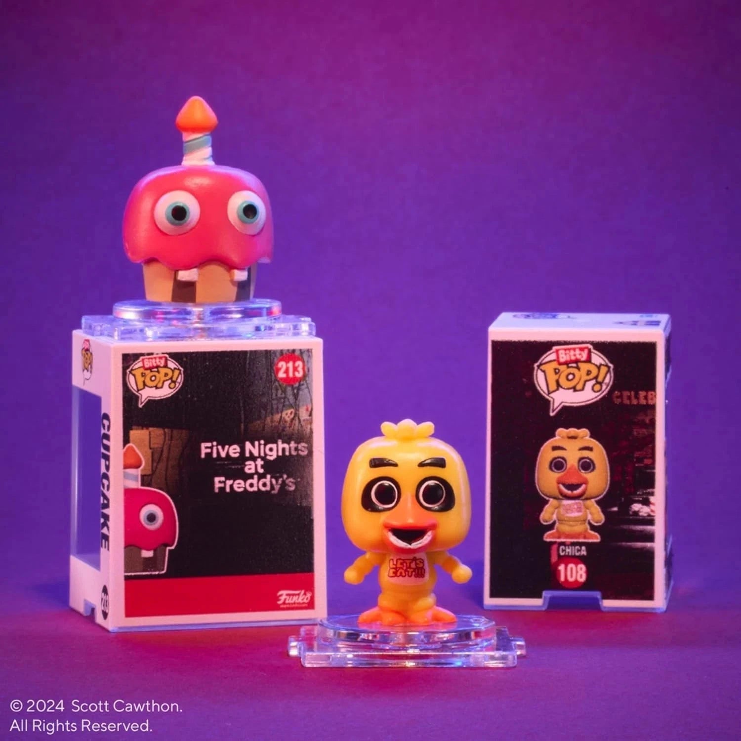 Funko Bitty POP! Five Nights at Freddy's Foxy, Cupcake, Chica, & Mystery image 3