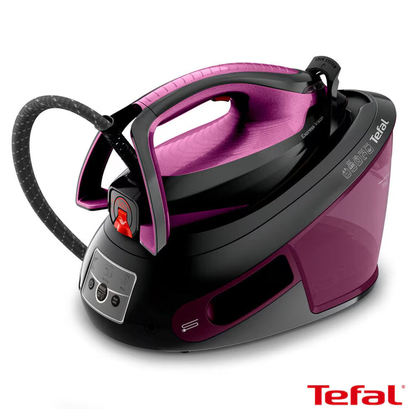 Tefal SV8154G0 Express Vision Steam Generator in Black/Purple