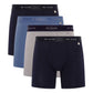 Ted Baker Men's Premium Cotton Stretch Boxer Shorts 4-Pack. image 3