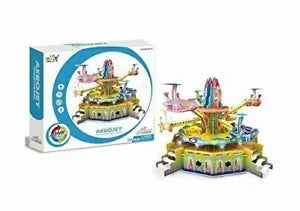 3-D Puzzle Building Set Aerojet W/Lights, Sound image 0