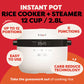 Instant Rice Cooker and Steamer 12-Cup / 2.8L