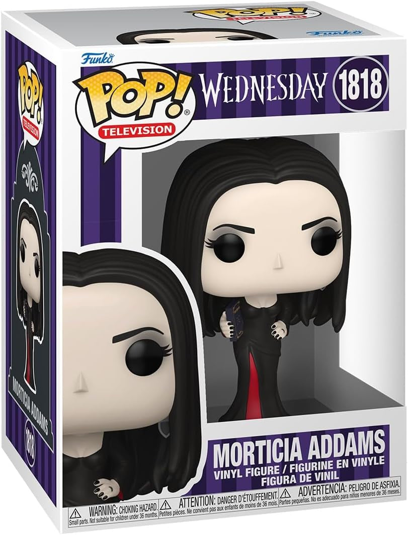 Pop! TV: Wednesday - Morticia Addams - Collectable Vinyl Figure - Gift Idea - Official Merchandise - Toys for Kids & Adults - Horror Fans - Model Figure for Collectors and Display