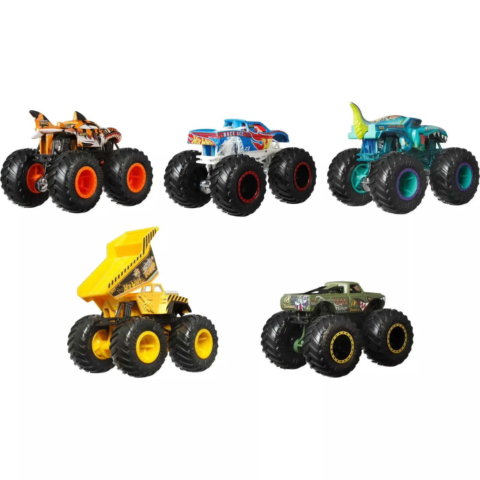 Hot Wheels Monster Trucks Crash Crew, 1:64 5-Pack image 4