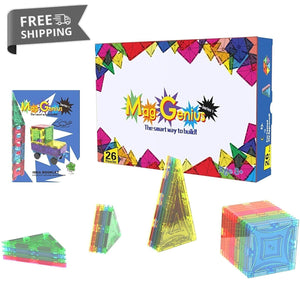Magnet Tiles Magnetic Building Blocks 26pc image 0