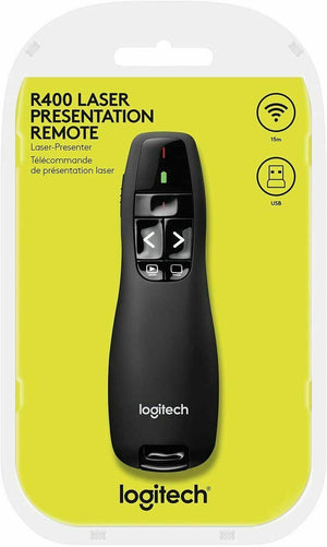 Logitech Wireless Presenter R400, Wireless Presentation Remote Clicker image 0