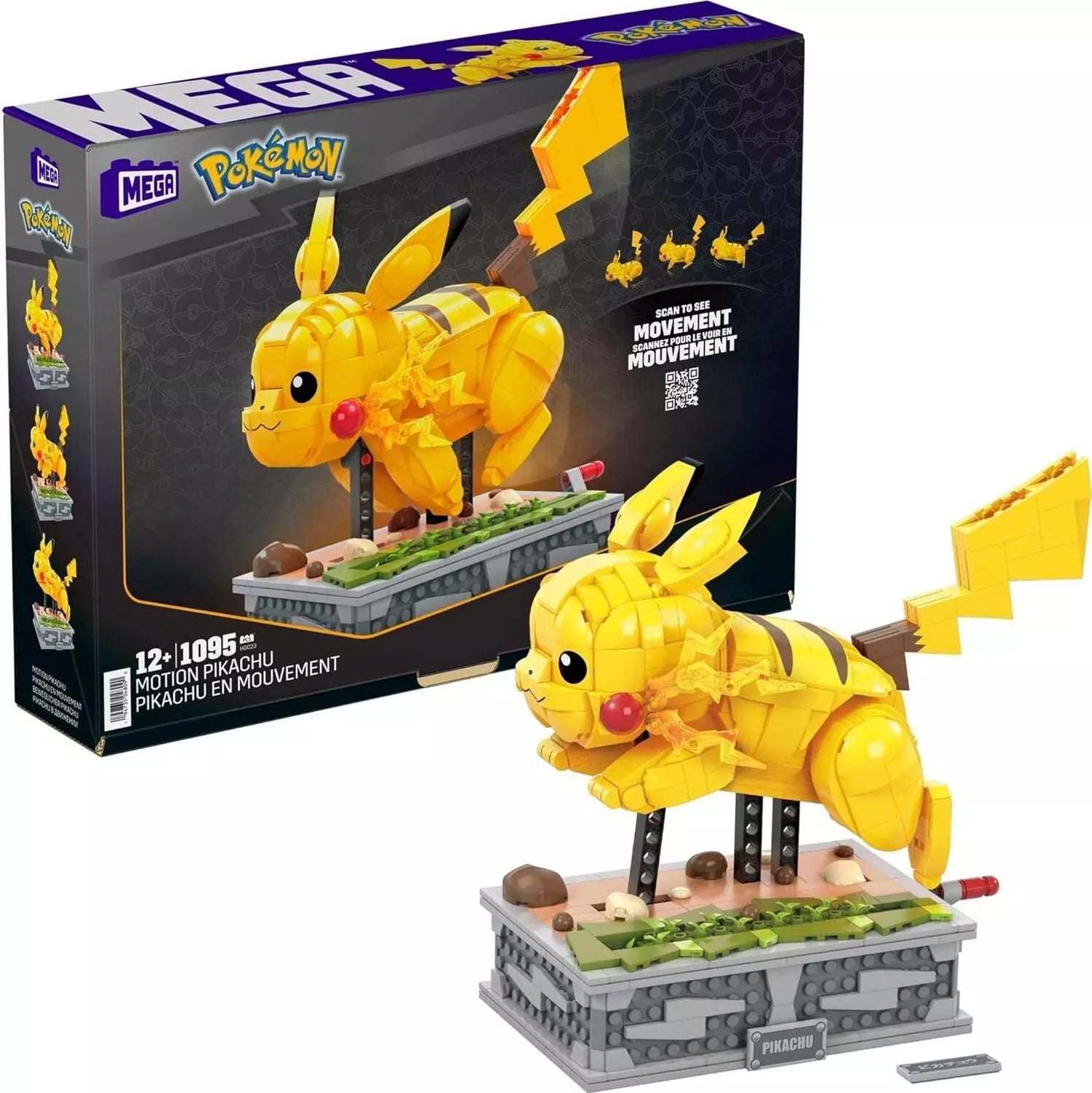 Mega Pokémon Building Toys Set Motion Pikach image 0