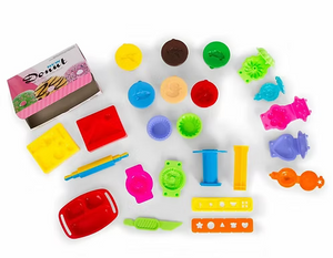 Pâte à modeler, kit pour créer une boutique de beignets
