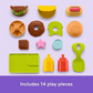 Chariot à goûter 4 en 1 Fisher-Price, jouet éducatif pour bébés
