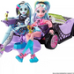 Voiture jouet Monster High Ghoul Mobile avec animal de compagnie et glacière