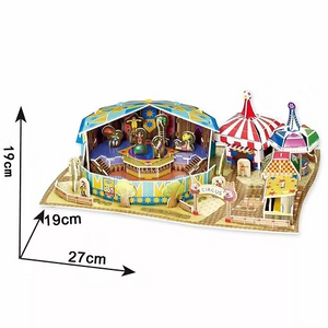 Jeu de construction de puzzle 3D : Créez un cirque