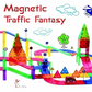 Mag-Genius Jeu de construction magnétique 3D de 124 pièces pour voitures de course