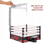 Ring de démolition WWE Wrekkin' Kickout avec grue lanceuse, champion de la WWE