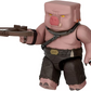 Minecraft Blast Attack Ghast & Piglin Action Figure Set | Lights, Sounds & Foam Launcher | Ages 6+