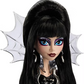 Poupée de collection Elvira de Monster High – Tenue en similicuir noir