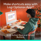 Logitech POP ICON Keys Bluetooth Keyboard & Mouse Combo | 3yr + 2yr Battery | Multi-Device | US Layout | White Orange