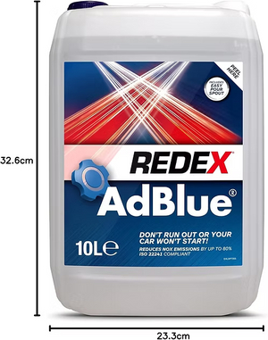 Redex AdBlue avec bec verseur, additif pour carburant de 10 litres.