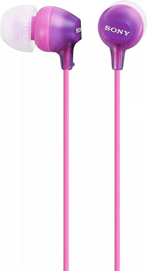 Écouteurs intra-auriculaires Sony MDREX15LP, violet