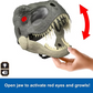 Masque T-Rex Rage Roar de Mattel Jurassic World Rebirth avec yeux LED