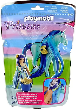 Playmobil Princesse Bluebell avec cheval coiffeur 6169